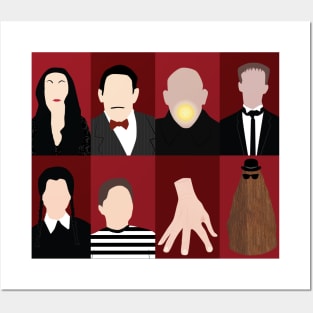 Addams Family Posters and Art